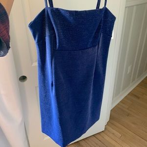 Shimmery blue dress